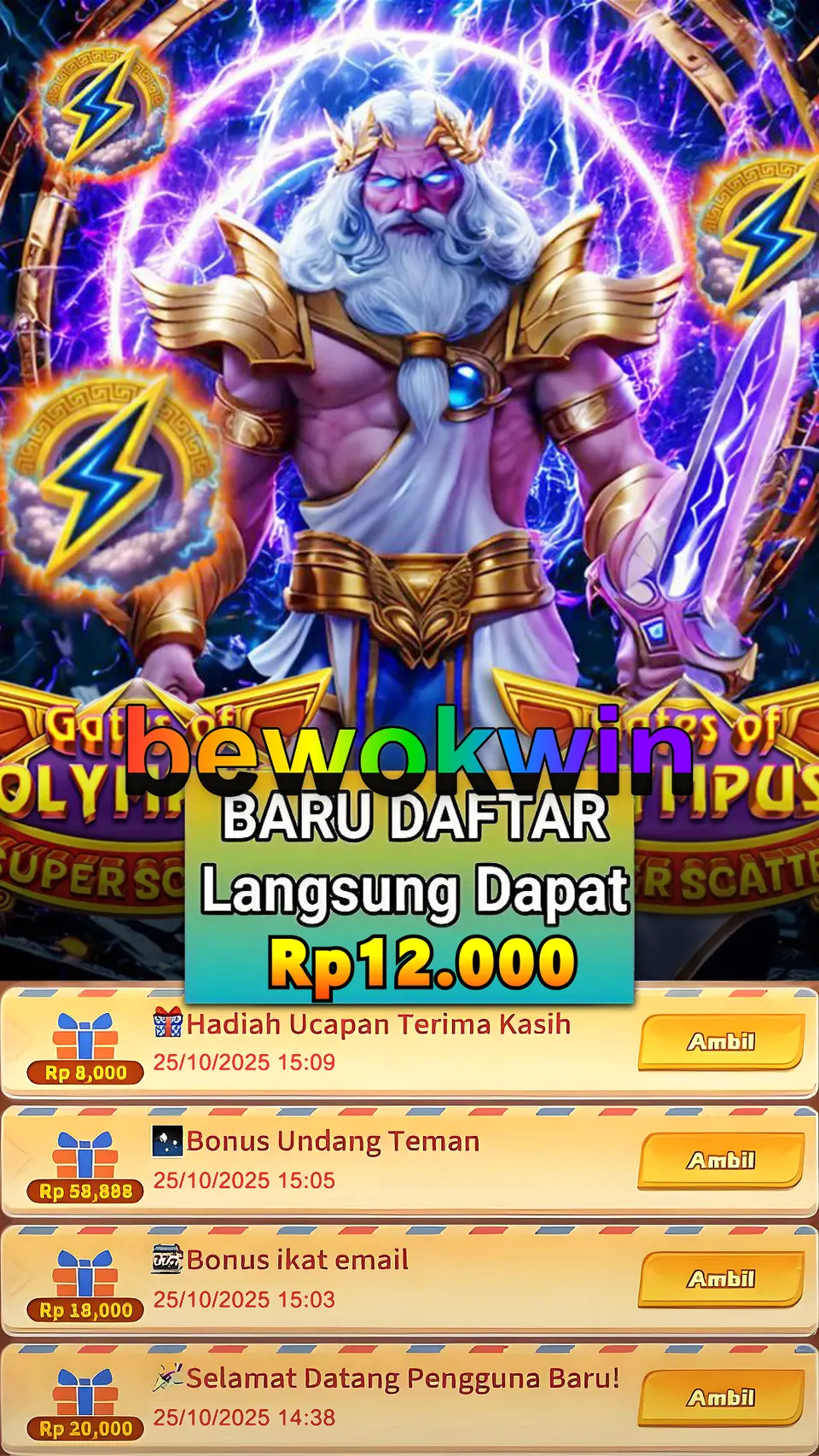 bewokwin Tangkapan Layar Resmi APK